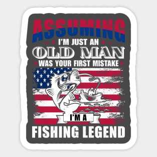 Fishing Legend Sticker